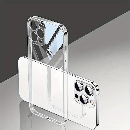 SiiPro Umschlag Rückseite Silikon Transparent (iPhone 13 Pro)