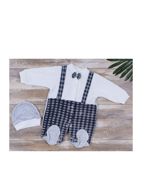 Babydom Baby Bodysuit Set with Accessories Blue