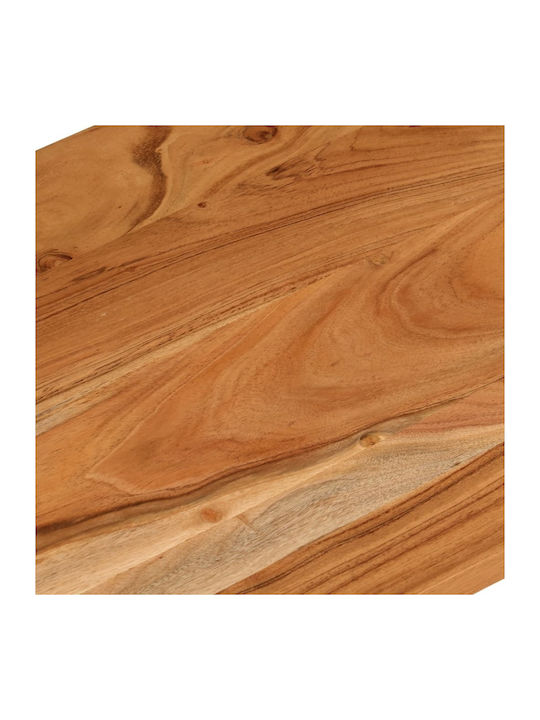 vidaXL Rectangular Office Desk Surface made of Solid Wood Brown 80x50x2.5cm 370162 1pcs
