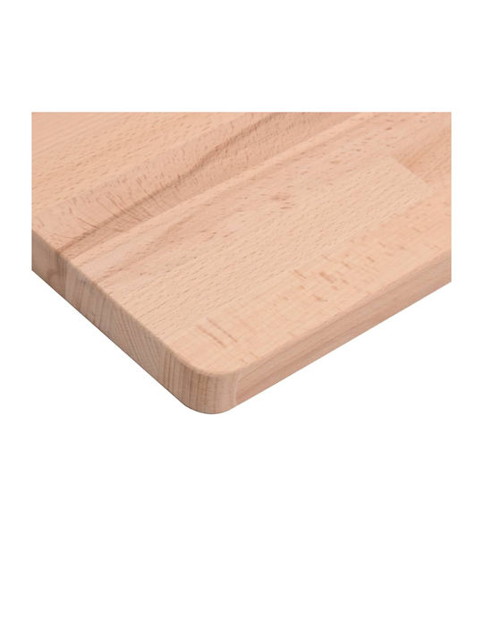vidaXL Badezimmer-Unterschrank aus Massivholz Beech 60x40x1.5cm 355986 1Stück
