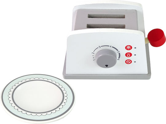 Acarebanny Toaster Breakfast & Accessories from Wood for 3+ Years