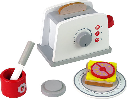 Acarebanny Toaster Breakfast & Accessories from Wood for 3+ Years