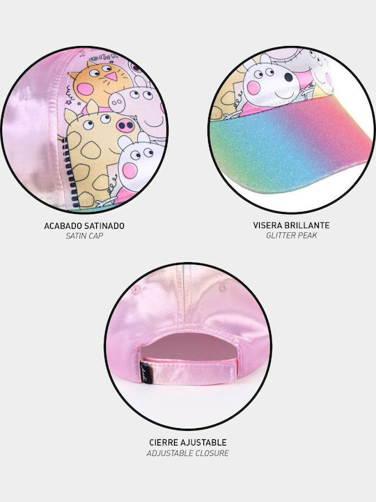 Peppa Pig Kids' Hat Jockey Fabric Multicolour