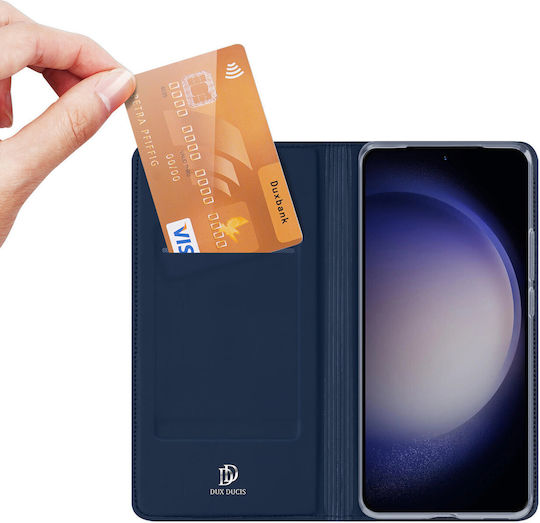 Dux Ducis Skin Pro Book Leather / Synthetic Leather Blue (Samsung S24+)