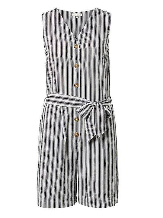 Tom Tailor De Damă Fără mâneci Short întreg striped (striped)