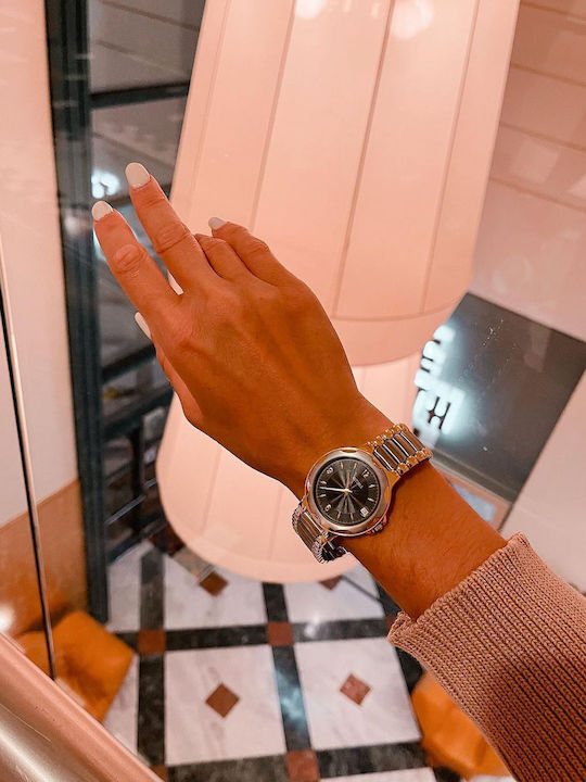 Intima Moda Ceas de Damă cu Rose Gold Brățară Metalică