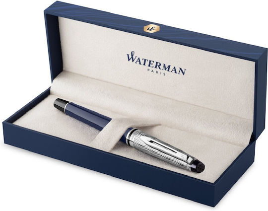 Waterman Expert Special Edition Dlx Blue CT FP F Πένα Γραφής Fine Μπλε με Μπλε Μελάνι