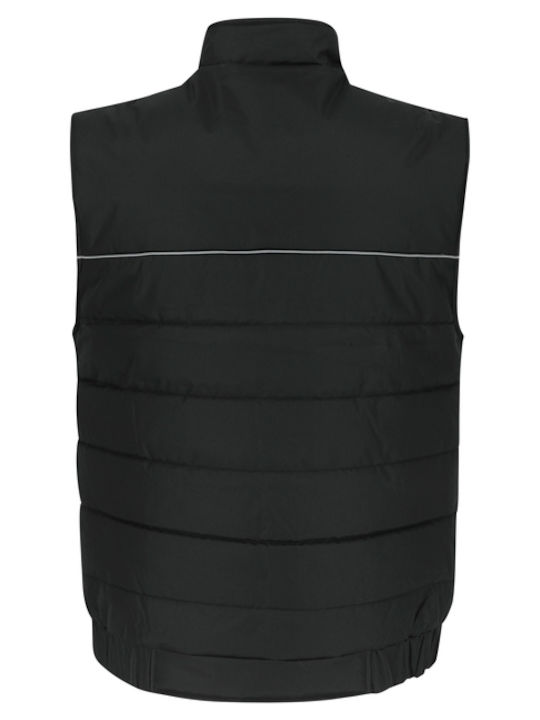 Herock Men's Winter Sleeveless Puffer Jacket Black.