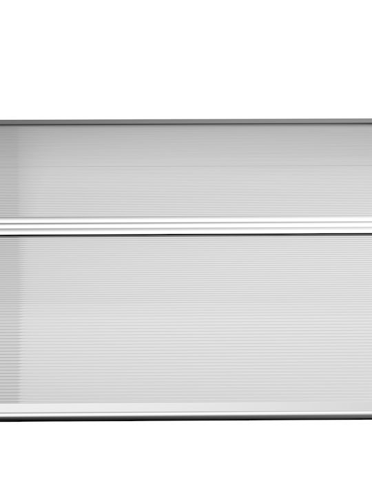 Outsunny Polycarbonat Kapuzinerdach P122xB89cm