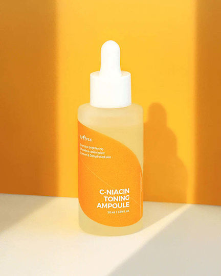 Isntree C-Niacin Moisturizing & Anti-Aging Ampoule Serum For Face With Vitamin C & Niacinamide For Detoxifying & Brightening 50ml