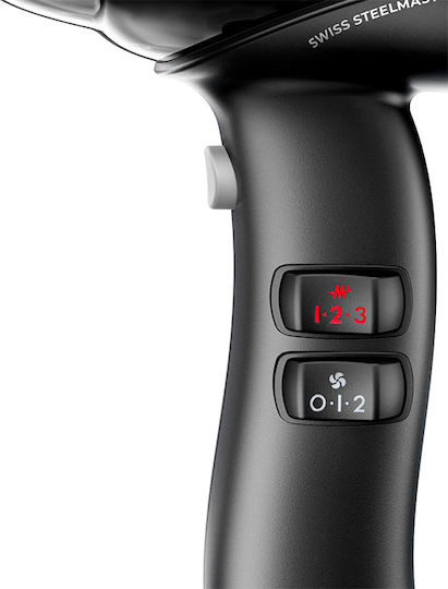 Valera Swiss Metal Master Light Ionic Πιστολάκι Μαλλιών με Φυσούνα 2000W