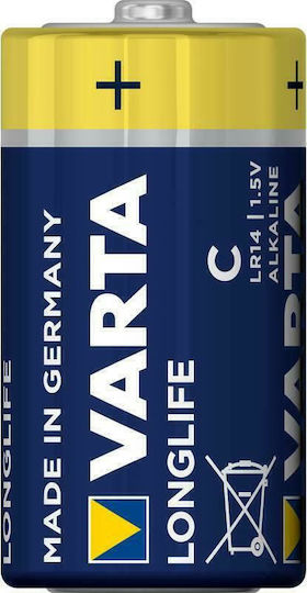 Varta LongLife Baterii Alcaline C 1.5V 2buc