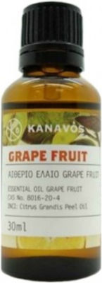 Kanavos Αιθέριο Έλαιο Grapefruit με Σταγονόμετρο 30ml