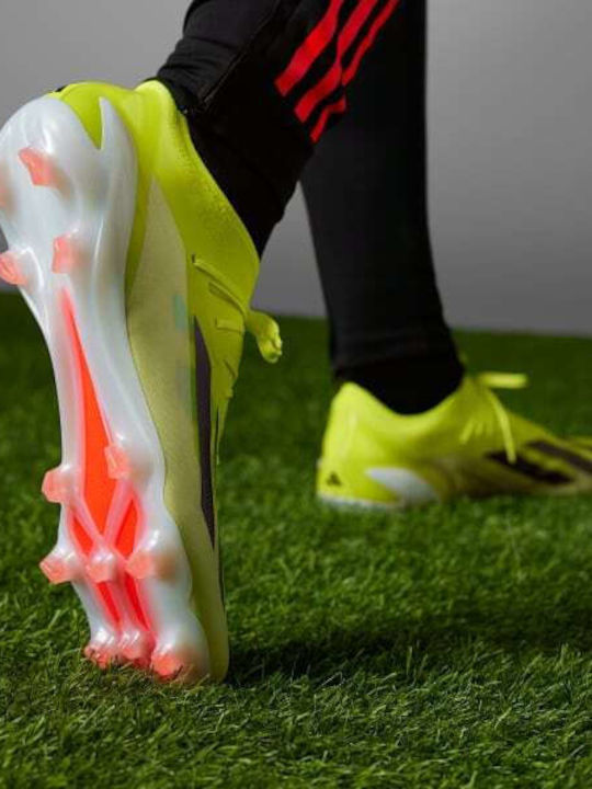 adidas X Crazyfast Elite Football Shoes with Cleats Team Solar Yellow 2 / Core Black / Cloud White