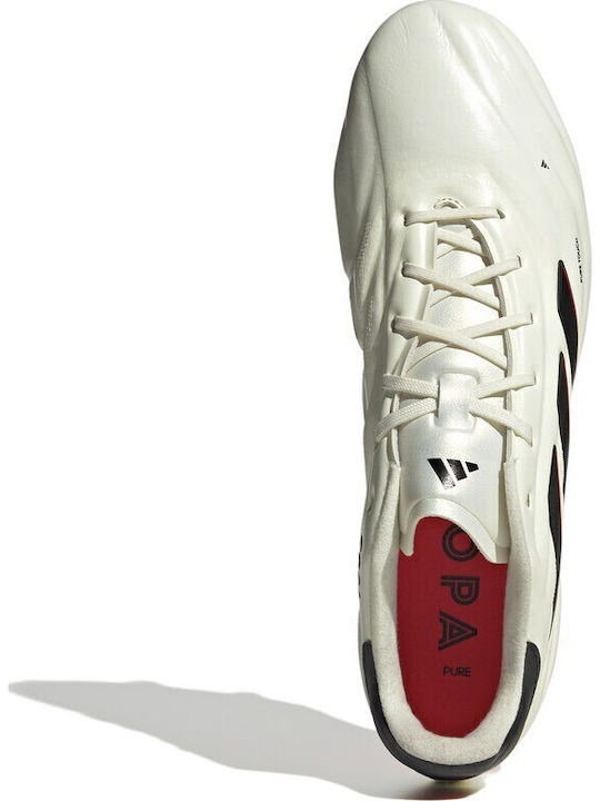 adidas Copa Pure.2 Elite Pantofi de Fotbal cu crampoane Albe