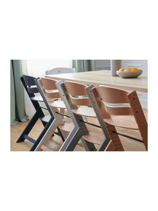 Kinderkraft Enock Highchair 2 in 1 & Wooden Seat Black