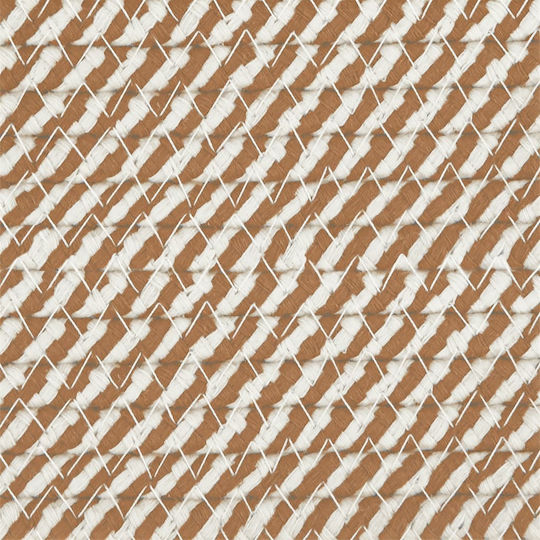 vidaXL Coș de Depozitare Tesatura cu capac Maro 37x37x50cm 1buc