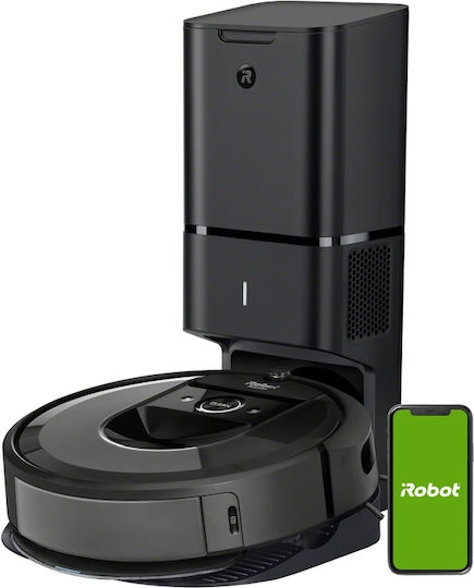 iRobot Roomba Combo I8+ Roboter-Staubsauger mit Optischer Kartierung Schwarz