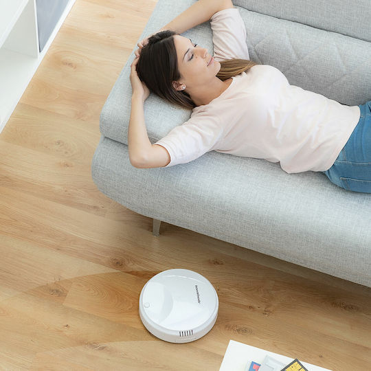 InnovaGoods Gy001 Roboter-Staubsauger mit Navigation Sensors Weiß