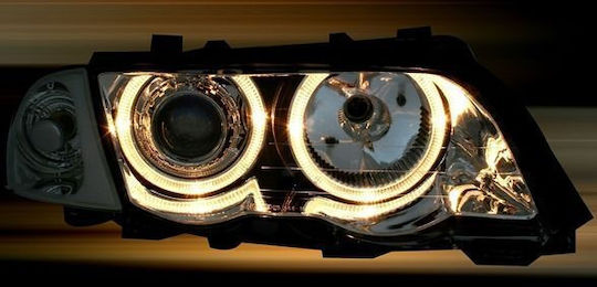 Depo Front Lights Angel Eyes for BMW E46 2003-2006 2pcs