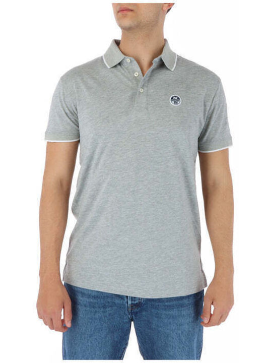 North Sails Herren Shirt Kurzarm Polo Blau