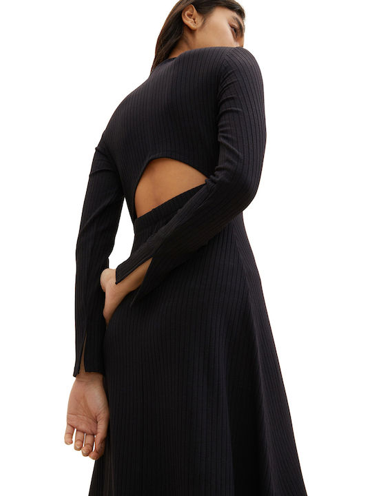 Midi Evening Dress Black
