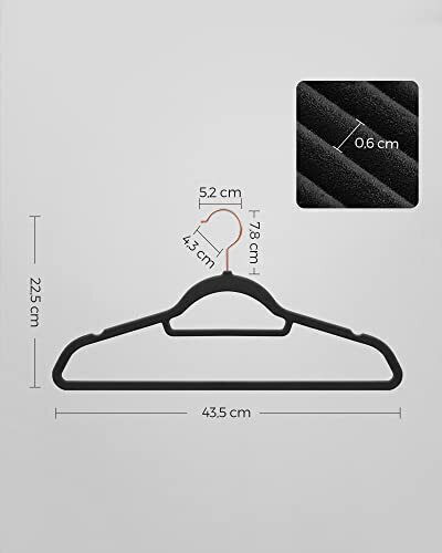 Songmics Wardrobe Hanger for Ties Plastic Pink CRF21BK50 1pcs