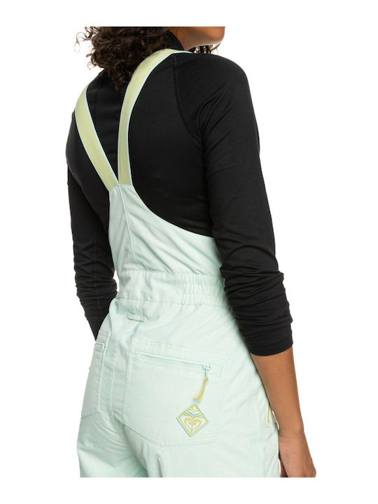 Roxy ERJTP0320 Women's Dungarees for Ski & Snowboard Green