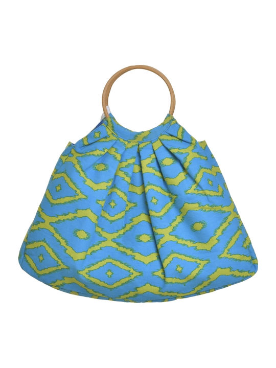 Ble Resort Collection Stoff Strandtasche Türkis