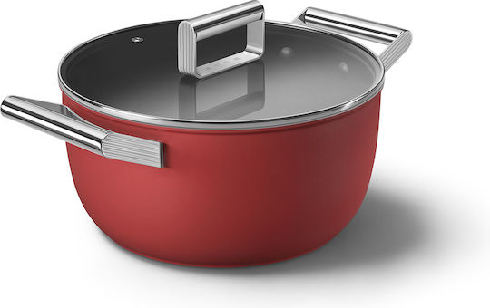 Smeg Βαθιά Κατσαρόλα από Αλουμίνιο 4.6lt / 24cm