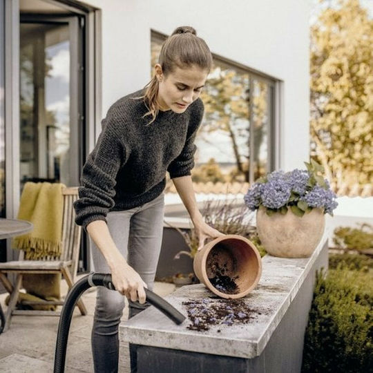 Karcher WD 3 V-15/4/20 Staubsauger Flüssigkeiten / Feststoffe 1000W mit Kunststoff Behälter 15Es