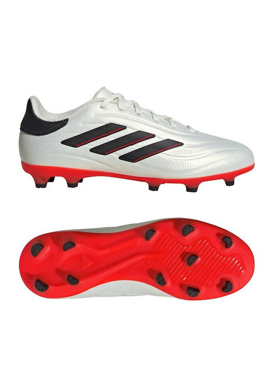 Adidas Copa Pure 2 League Kids Molded Soccer Shoes White