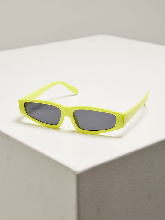 Urban Classics Lefkada 2-Pack Unisex Sunglasses with Plastic Frame Neon Yellow/Black TB4221A-02596