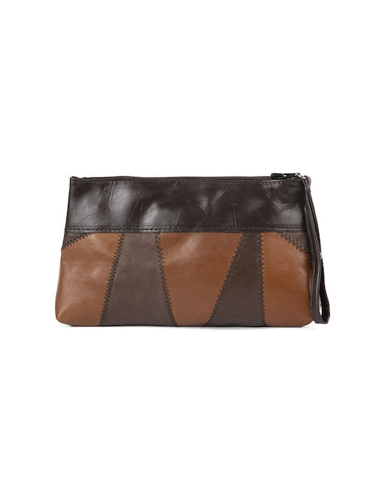 LKmoda Leather Women's Bag Hand Brown