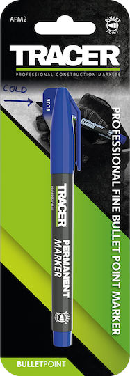 Tracer Σετ Μαρκαδόροι Μπλε Ανεξίτηλοι 35gr 4τμχ