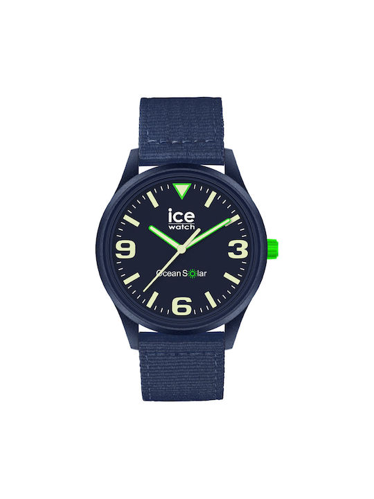 Ice Watch Battery with Blue Fabric Strap