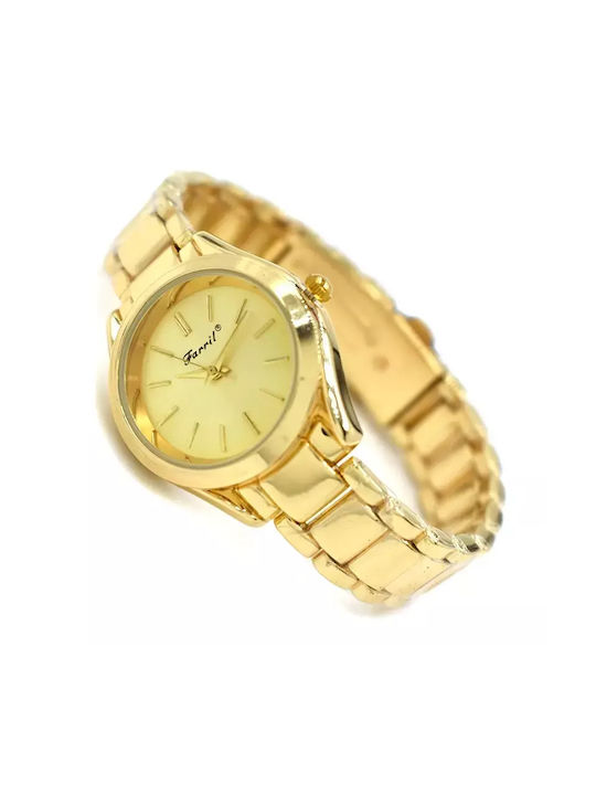 Farril Watch with Gold Metal Bracelet