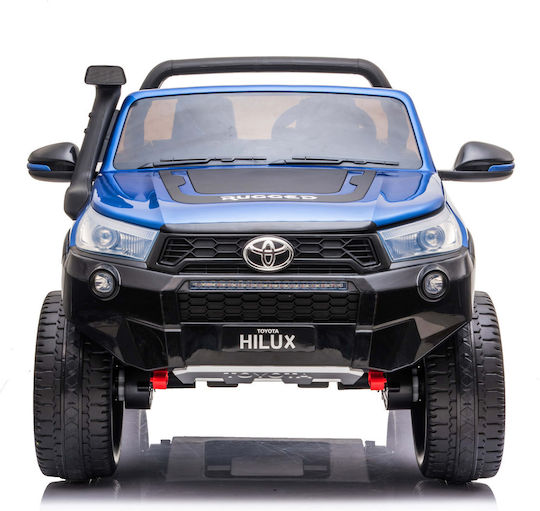 Toyota Hilux Două Locuri Cu Telecomandă Licențiat 24 Volt Albastru