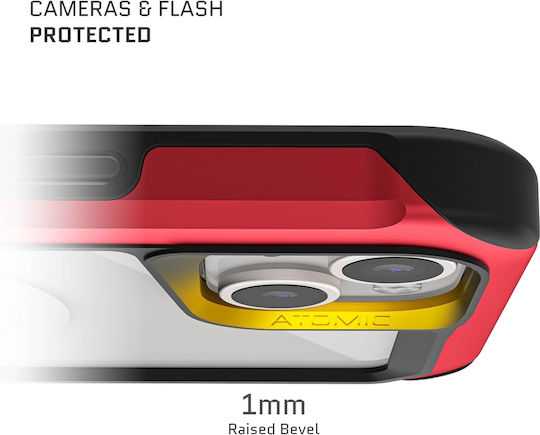 Ghostek Atomic Slim 4 Back Cover Silicon Roșu (iPhone 15 Plus / 16 Plus)