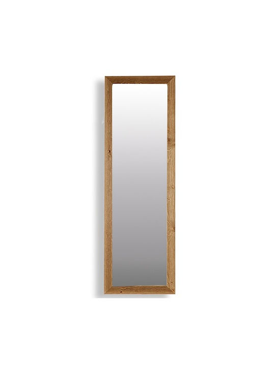 Gift Decor Canada Wall Mirror with Brown Wooden Frame 1pcs