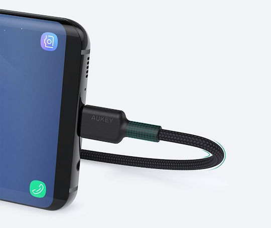 Aukey USB-A to Lightning Cable Black 0.9m (S9144825)