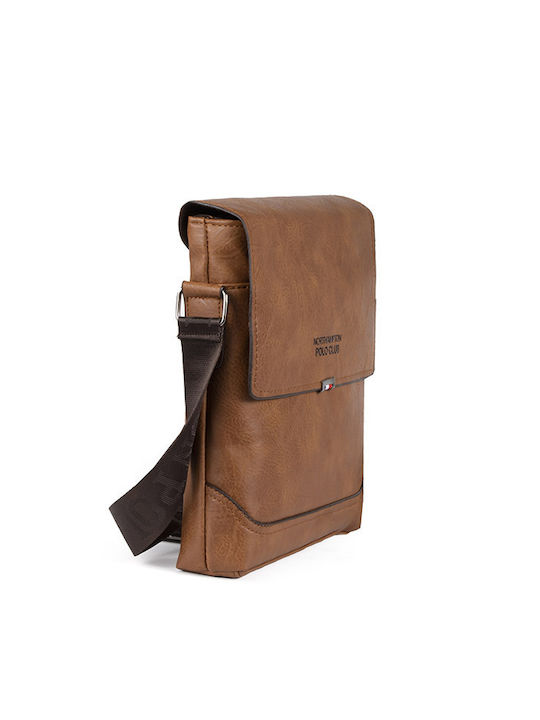 Northampton Polo Club Geantă pentru bărbați Umăr / Crossbody Light Brown