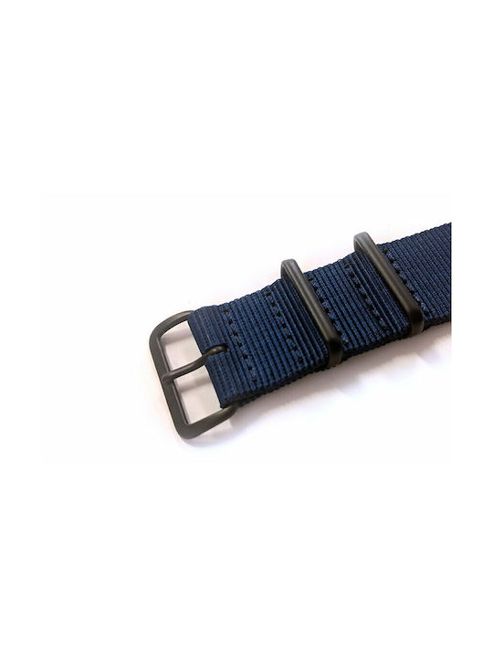 Fabric Strap Nato Blue 24mm