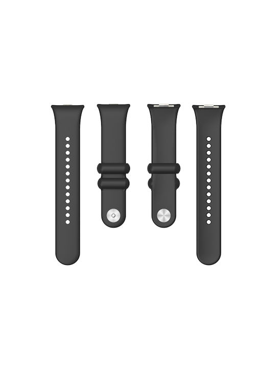 Pro Solid Color Reverse Λουράκι Σιλικόνης Μαύρο (Smart Band 8 Pro)
