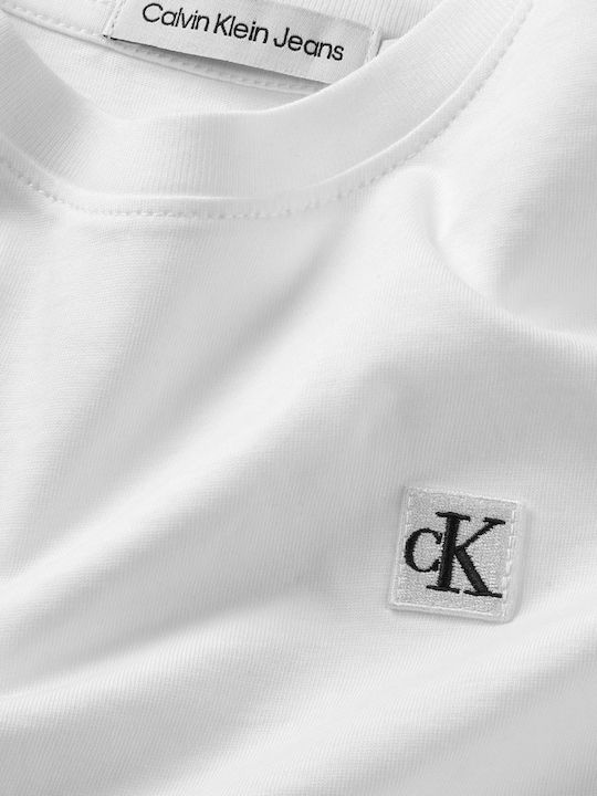 Детска тениска Бял Monogram