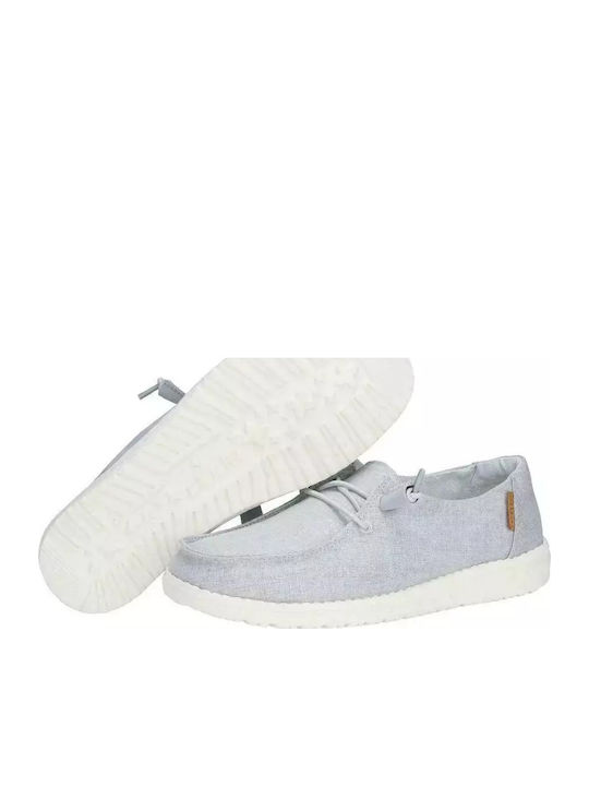 Wendy Chambray Γυναικεία Μοκασίνια Light Grey