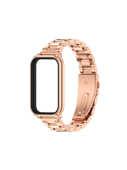 Mijobs Redmi Λουράκι Ροζ Χρυσό (Realme Band 2)