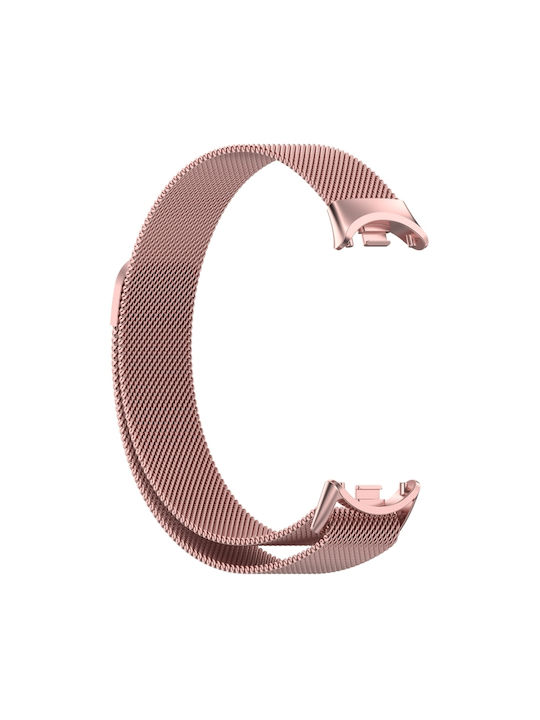 Metal Watch Каишка Неръждаема стомана Розов (Смарт гривна 8 / Смарт гривна 9 / Смарт гривна 10)
