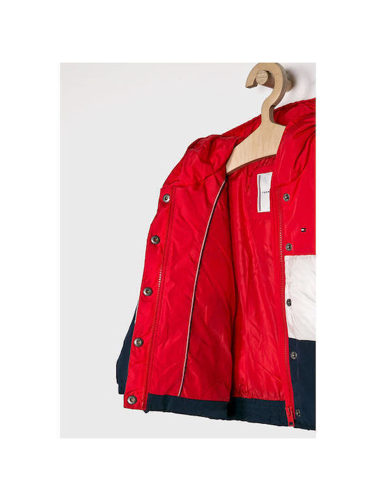 Tommy Hilfiger Kids Casual Jacket with Lining & Hood