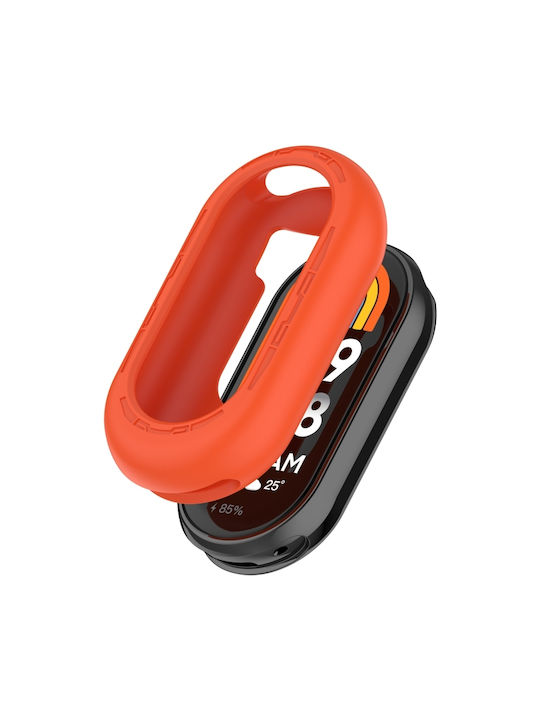 Силиконов Калъф в Оранжев цвят за Xiaomi Mi Band 8